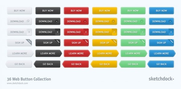 36 Stylish Web Buttons Collection PSD web unique ui elements ui stylish simple signup quality psd original new modern learn more interface hi-res HD go back fresh free download free elements download detailed design creative clean buttons   