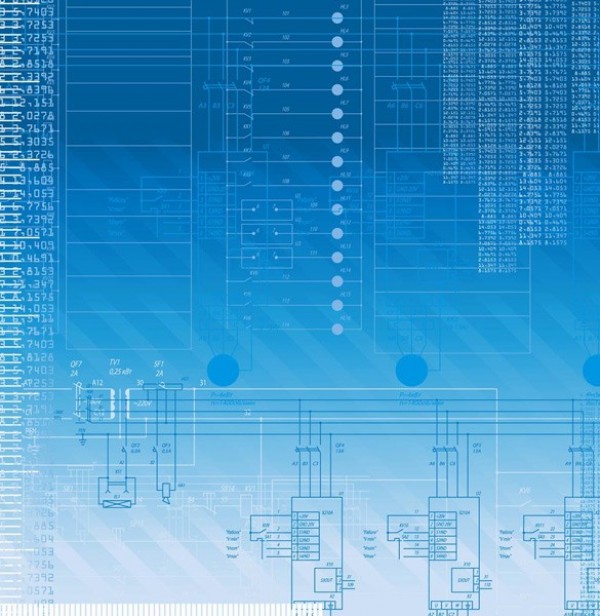 Blue High Tech Circuit Board Vector Background web vector unique technology tech stylish quality printout original numbers illustrator high quality graphic fresh free download free download design creative circuitry circuit board blue background ai   