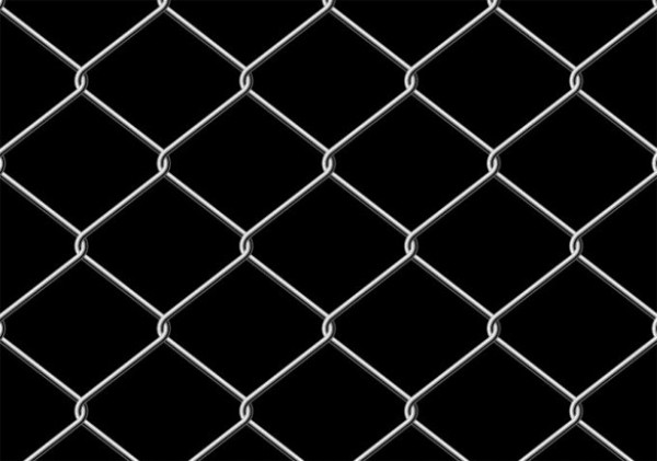 Metal Wire Chain Link Fence on Black Background wire fence wire web vector unique ui elements stylish quality original new metal interface illustrator high quality hi-res HD graphic fresh free download free fence eps elements download detailed design creative chain link fence black background   