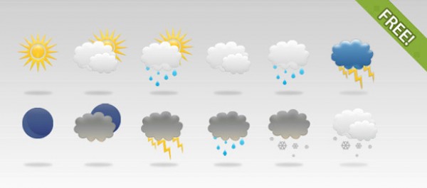 12 Different Weather Icons weather icons weather vectors vector graphic vector unique UI element sunny snow rainy quality photoshop pack original modern illustrator illustration icons high quality fresh free vectors free download free download creative cloudy ai   