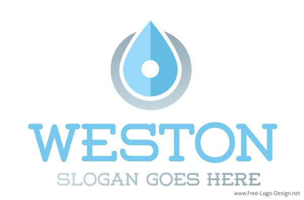 Abstract Water Drop Logotype Vector Logo water drop water nature logotypes logos free logos free download free flat environment eco drop blue abstract   