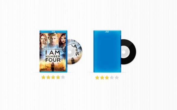 Cool 5 Star BluRay Case and Disc PSD web unique ui elements ui stylish simple quality original new modern interface hi-res HD fresh free download free elements DVD case download disc detailed design creative clean bluray case 5 star rating 5 star   
