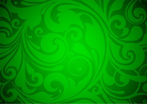 Large Swirls Green Floral Abstract Background web wallpaper vector unique ui elements swirls subtle stylish seamless quality pattern original new interface illustrator high quality hi-res HD green floral background green graphic fresh free download free floral eps elements download detailed design creative background abstract   