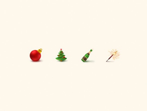 4 Festive Season Christmas Icons Set PNG web unique ui elements ui stylish sparkler quality png ornament original new years new modern minimal interface icons icon hi-res HD fresh free download free firecracker elements download detailed design creative clean christmas champagne bottle icon champagne banger ball 48px   