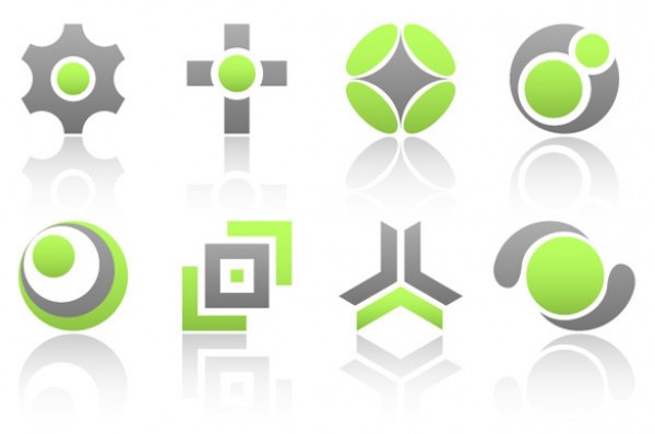 8 Bold Green Grey Design Element Logos vectors vector graphic vector unique sets series retro reflection rectangle quality photoshop pack ornate original organic modern logo Isolated interface illustrator illustration icon high quality heart green gray graphic generic fresh free vectors free download free flower emblem element drop download design decoration creative corporate company colorful collection circle button business art arrow ai abstract   
