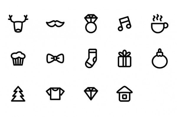 14 Ultra Simple "Sunday Market" Icons Set PSD web unique ui elements ui tree sunday market icons stylish simple icons shirt set ring reindeer quality psd original new musical notes moustache modern minimalistic interface icons set icons home hi-res HD gift fresh free download free elements download detailed design cupcake creative coffee cup clean   