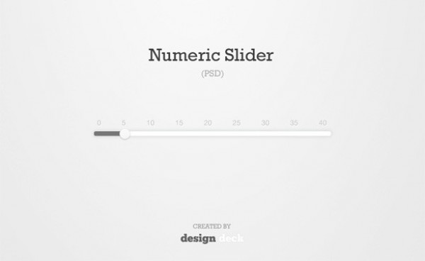 Sweet Simple Numeric Slider PSD web unique ui elements ui stylish slider simple quality original numeric slider numbered slider new modern interface hi-res HD grey gray fresh free download free elements download detailed design creative clean   
