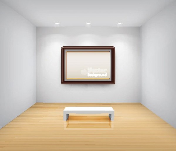 Light Gallery Display Showroom Vector wooden frame web walls vector unique ui elements stylish stool quality promotional box original new interface illustrator high quality hi-res HD graphic gallery fresh free download free exhibitions elements download detailed design creative   