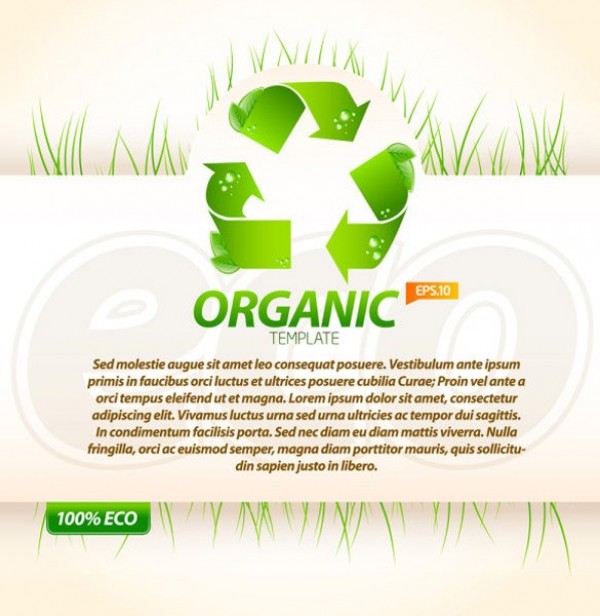 Environmental Green Theme Layout Design web vector unique theme stylish recycle quality original organic layout illustrator high quality green grass graphic fresh free download free environmental eco download design creative background   
