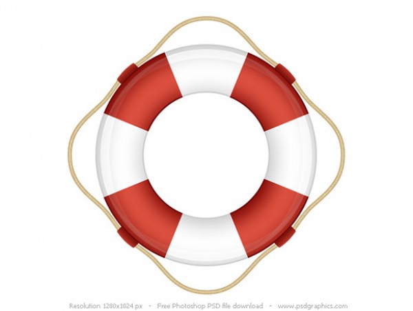 Red & White Life Preserver Icon PSD white web vectors vector graphic vector unique ultimate ui elements support red quality psd png photoshop pack original new modern life preserver life belt icon life belt jpg illustrator illustration icon ico icns high quality hi-def help HD fresh free vectors free download free elements download design creative ai   