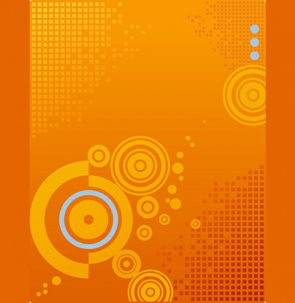 Pixel Abstract with Bold Circles Vector Background web vector unique ui elements stylish quality pixel original orange new modern interface illustrator high quality hi-res HD graphic futuristic fresh free download free eps elements download detailed design creative circles background   