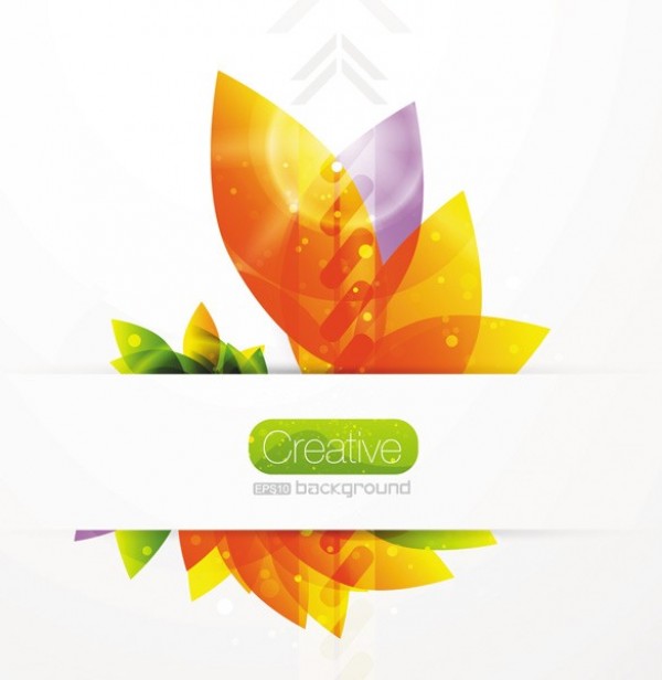 Colorful Petals Vector Message Background web vector unique ui elements stylish quality petals original orange new message text leaves interface illustrator high quality hi-res HD graphic fresh free download free elements download detailed design creative background abstract   