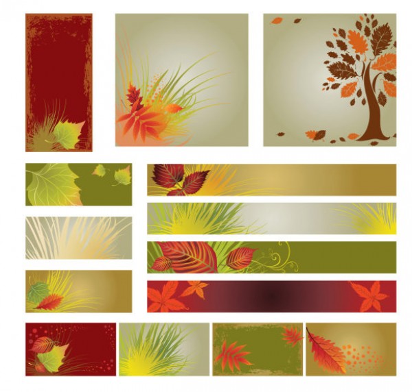 Autumn background vector pack Vector Background trees psd photoshopr resources photoshop sources leaves leaf grass free vector free psd free download eps cdr brown autumn ai   