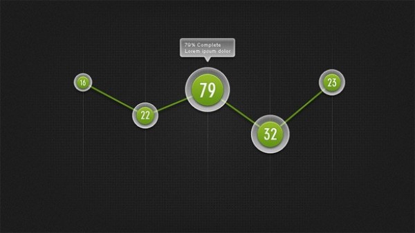 Funky Green Graph UI Element PSD web unique ui elements ui touchscreen stylish simple quality progress graph progress original new modern interface hi-res HD green graph fresh free download free elements download detailed design creative clean   