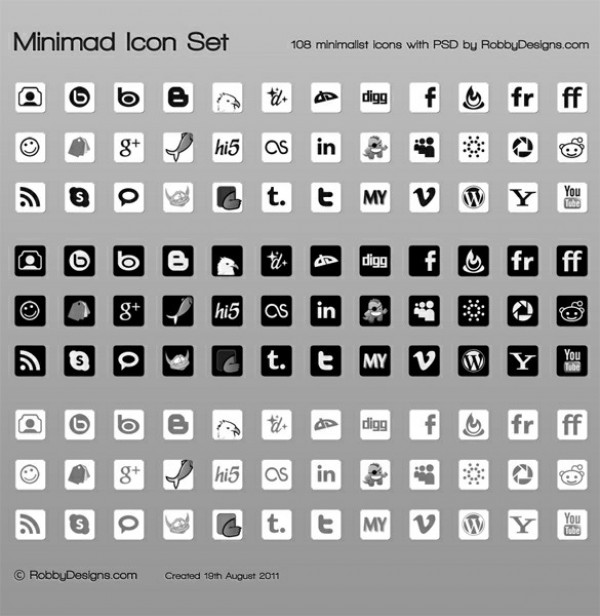 36 Minimal Social Media Icons Pack PNG web unique ui elements ui stylish social icons set quality png pack original new networking modern minimal Minimad light interface icons hi-res HD fresh free download free elements download detailed design dark creative clean bookmarking   