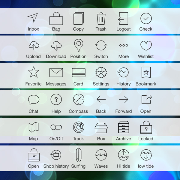 36 IOS 7 Tab Bar Icons Pack PSD web unique ui elements ui tab bar icons stylish set quality psd pack original new modern linear line icons line IOS 7 tab icons IOS 7 tab bar icons IOS 7 icons interface icons hi-res HD fresh free download free elements download detailed design creative clean   