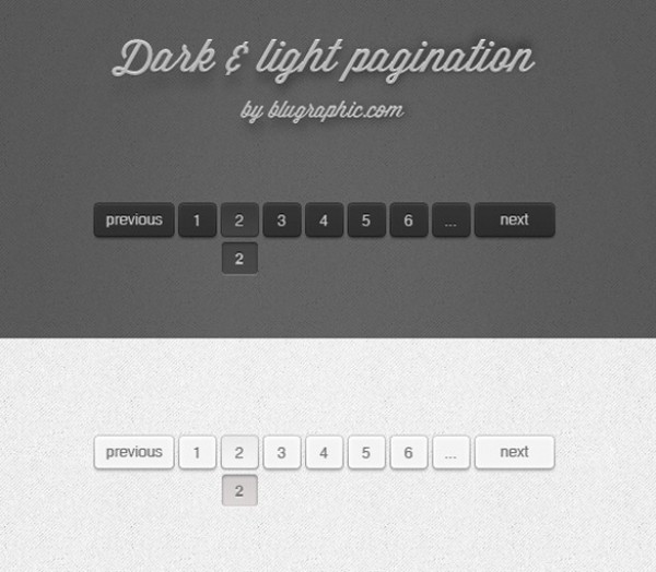 Crisp Dark & Light UI Pagination Set PSD web unique ui elements ui stylish quality psd pagination page original new navigation modern light interface hi-res HD fresh free download free elements download detailed design dark creative clean buttons   