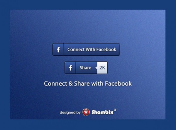 Connect & Share with Facebook Buttons Set web unique ui elements ui stylish social share set quality psd original new modern interface hi-res HD fresh free download free facebook share button facebook connect button facebook elements download detailed design creative connect clean blue   