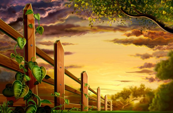Countryside Fence Sunset Landscape PSD wooden fence web vectors vector graphic vector unique ultimate ui elements stylish simple scene quality psd png photoshop pack original new modern landscape jpg interface illustrator illustration ico icns high quality high detail hi-res HD GIF fresh free vectors free download free fenceline fence elements dusk download detailed design creative countryside country clean background ai   
