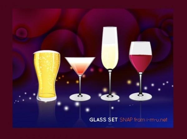 Party Glass Set Vector Design wine glass wine web vector unique ui elements stylish quality original new illustrator icon high quality graphic glass fresh free download free download design creative cocktails cocktail champagne glass champagne beer glass beer   