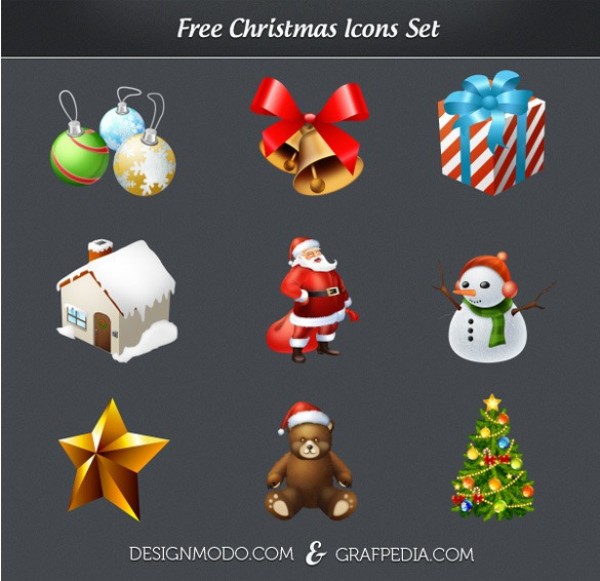 9 Detailed Christmas Icons Set PNG web unique ui elements ui tree stylish star snowman simple santa quality png ornament original new modern interface icons house hi-res HD gift fresh free download free elements download detailed design creative clean christmas icons christmas bell   