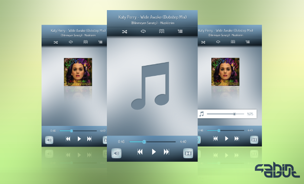 Mobile MP3 Player for Android - ShaiN ui kits mp3 player mobile player   