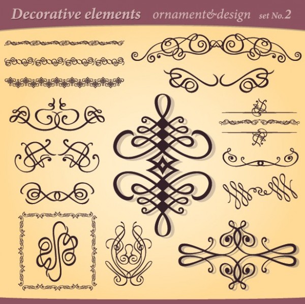 Calligraphy Decorative Elements Vector Pack web vector elements vector unique ui elements stylish set scroll elements quality ornamental original new interface illustrator high quality hi-res HD graphic fresh free download free eps elements download detailed design decorative creative calligraphy calligraphic   