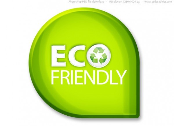 Eco Friendly Green Label Sign PSD web unique ui elements ui stylish simple sign quality psd original new nature modern label interface hi-res HD green go green fresh free download free elements eco friendly eco download detailed design creative clean   