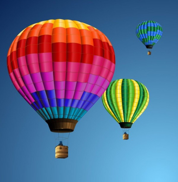 Vibrant Hot Air Balloons Vector Graphics web vector unique stylish quality original illustrator high quality graphic fresh free download free download design creative colorful background air balloons   