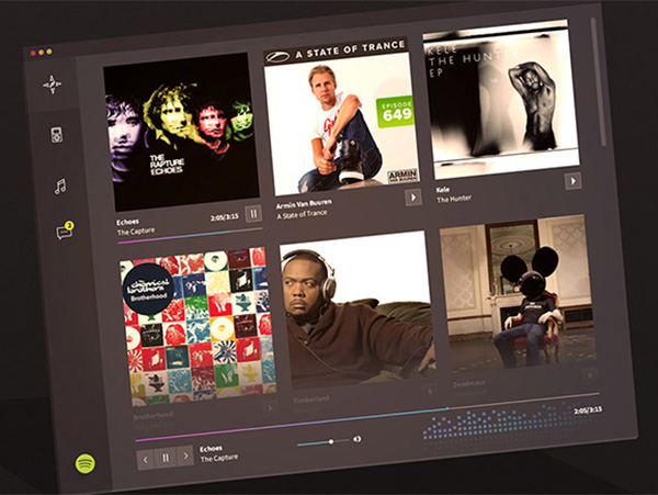 Spotify Music UI Design Concept ui elements ui spotify redesign spotify concept spotify music free download free   