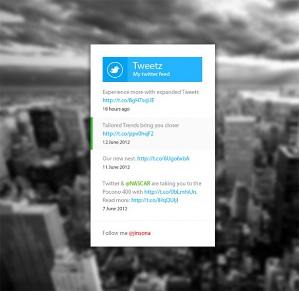 Metro UI Concept Twitter Widget PSD widget web unique ui elements ui Twitter widget twitter stylish social quality psd original new modern metro interface hi-res HD fresh free download free elements download detailed design creative clean box blog   