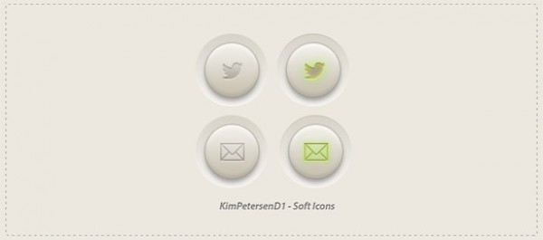 Soft Round Inset Twitter & Mail Icons Set PSD white web unique ui elements ui twitter icon twitter stylish soft set round quality original new modern mail icon mail light interface inset icons hi-res HD fresh free download free elements download detailed design creative clean active   