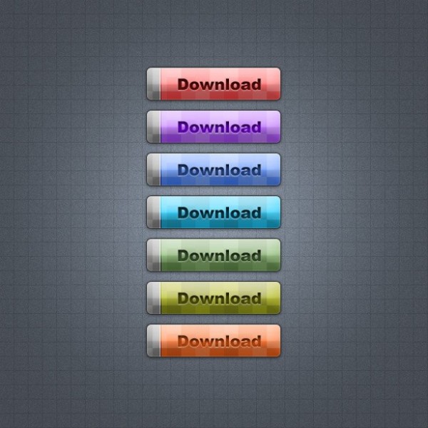 7 Stylish Colorful Web UI Button Set PSD web unique ui elements ui stylish simple set quality patterned original new modern interface hi-res HD geometric fresh free download free elements download button download detailed design creative colors clean buttons   