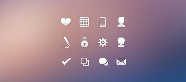 12 Crafted Quality Glyph Web Icons Set PSD web user unique ui elements ui tools stylish simple set quality original new modern mail interface icons hi-res HD glyph fresh free download free favorites elements download detailed designer design creative clean check chat calendar   