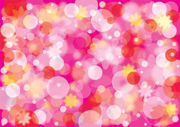 Pink Circle Splashes Abstract Vector Background web vector unique stylish quality pink original orange illustrator high quality graphic fresh free download free download design creative circles bubbles bokeh background ai abstract   