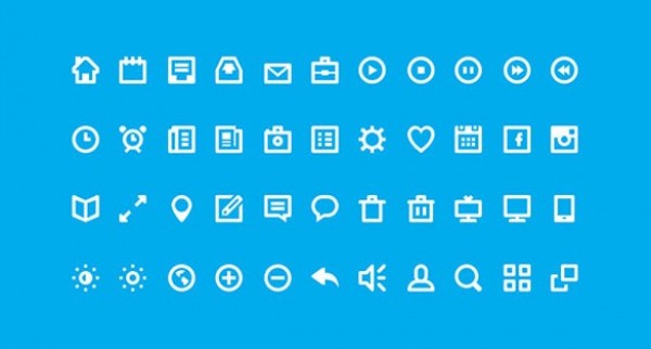 44 High Quality Glyph Web Icons PSD white web unique ui elements ui stylish small set quality psd pixel pictogram pack original new modern mini interface icons pack icons icon set hi-res HD glyph fresh free download free elements download detailed design creative clean   