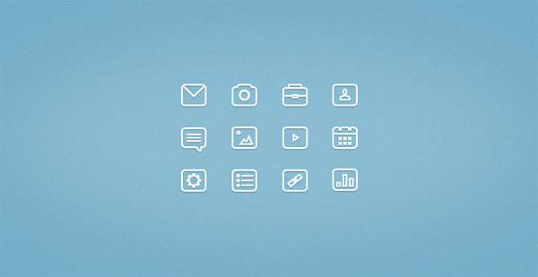 12 Mini Glyph 32px Icons Set PSD white web user unique ui elements ui stylish settings set rounded quality psd player pics pack original new modern mini mail interface icon hi-res HD glyph icons set glyph icons fresh free download free elements download detailed design creative clean camera calendar 32px   