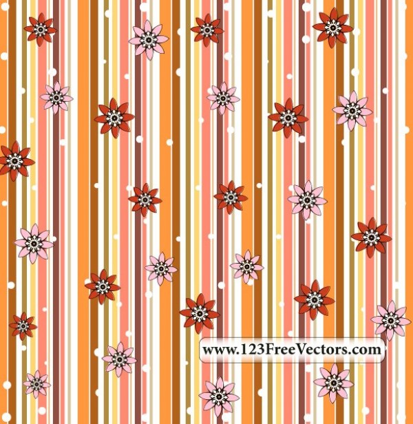 Orange Retro Stripe Seamless Vector Pattern web vector unique ui elements stylish stripes striped quality pattern original orange new interface illustrator hippie high quality hi-res HD graphic fresh free download free flowers floral elements download detailed design creative background   