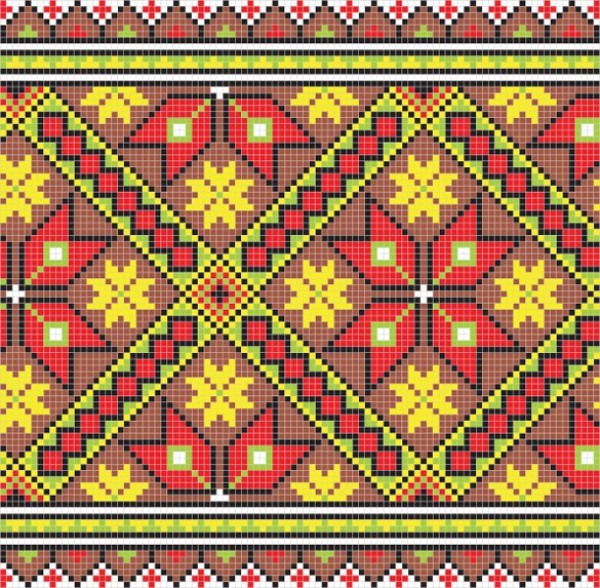 Colorful Cross Stitch Woven Vector Pattern woven web vector unique stylish quality pixel pattern original illustrator high quality graphic fresh free download free download design cross stitch pattern cross stitch creative colorful background   