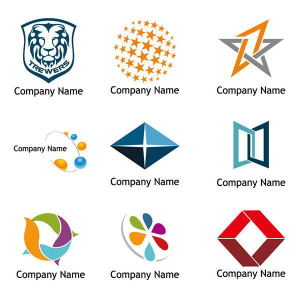 9 Inspiring Vector Logos Logotypes Set vector stars squares shield logotypes logos lion globe free floral business   