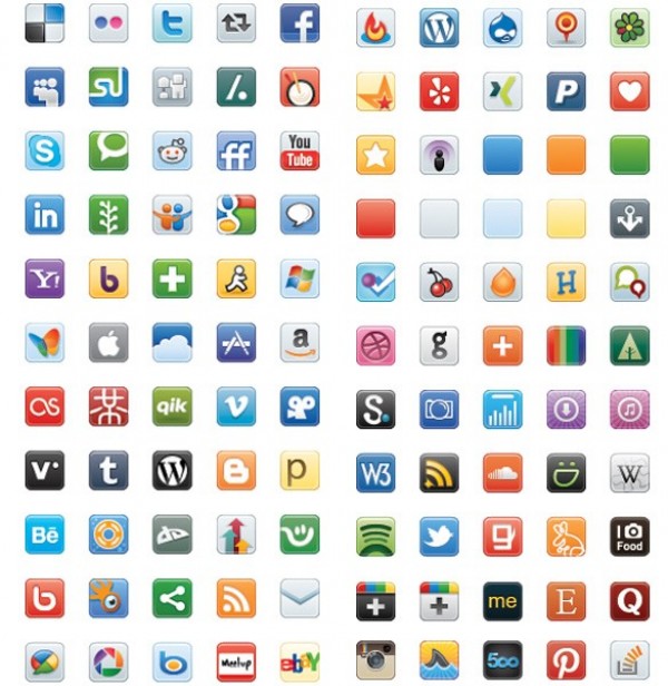 80 Popular Social Media Icons Pack web vector unique ui elements ui stylish social media icons social simple set quality png pack original new networking modern interface icons hi-res HD fresh free download free eps elements download detailed design creative clean bookmarking   