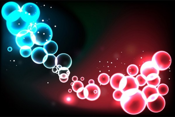 Glowing Bubbles Abstract Black Vector Background web vector unique ui elements stylish quality original new interface illustrator illuminated high quality hi-res HD graphic glowing fresh free download free eps elements download detailed design creative bubbles bokeh black background abstract   