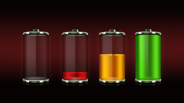 4 Glossy Battery Charging Icons Set PSD web unique ui elements ui transparent stylish set quality psd original new modern mobile metal shiny metal iphone iOS battery icon ios interface icons hi-res HD fresh free download free elements download detailed design creative clean charging battery icon battery icons battery batteries   