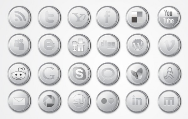 Silver Social Media Vector Icons Pack web vectors vector graphic vector unique ultimate ui elements stylish socil media social icons social simple silver social icons silver quality psd png photoshop pack original new modern jpg interface illustrator illustration icons ico icns high quality high detail hi-res HD GIF fresh free vectors free download free elements download detailed design creative clean ai   
