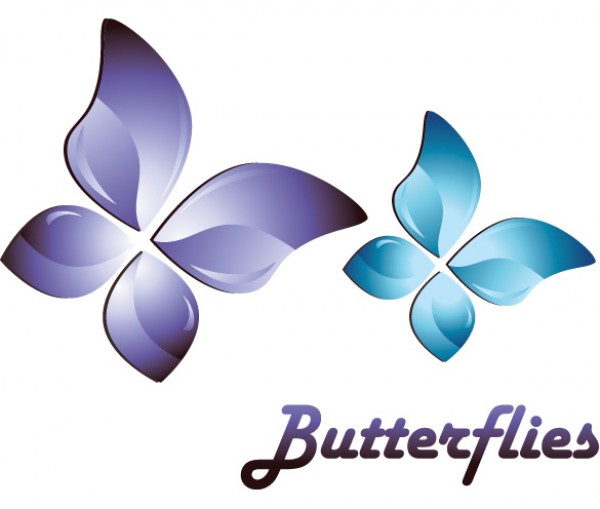 Glossy Butterfly Concept Vector Icons vectors vector graphic vector unique quality photoshop pack original modern logo illustrator illustration icon high quality glossy fresh free vectors free download free download creative butterfly butterflies ai 3d   