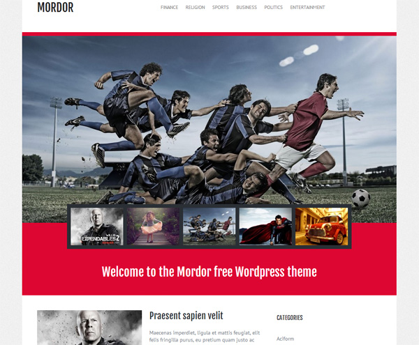 Mordor WordPress Theme Website wp wordpress website webpage web unique ui elements ui two columns theme template stylish quality php original new Mordor modern jQuery content slider interface image slider html hi-res HD fresh free download free fixed layout featured images elements download detailed design css creative content slider clean banner ads   