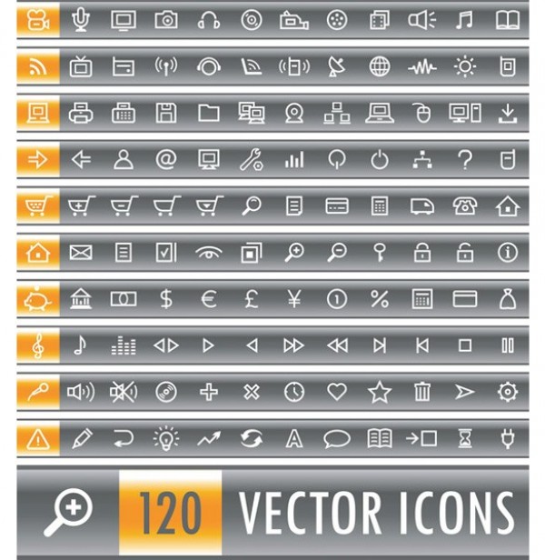 120 Simple Practical Web Icons Vector Pack white web icons web vector unique ui elements stylish simplistic simple set quality pack original new interface illustrator icons high quality hi-res HD graphic fresh free download free elements download detailed design creative   