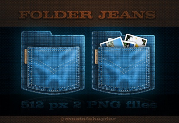 Blue Jean Pocket Folder Dock Icons web vectors vector graphic vector unique ultimate quality pocket png photoshop pack original new modern jeans illustrator illustration icons high quality fresh free vectors free download free folder download dock design creative blue jeans ai   