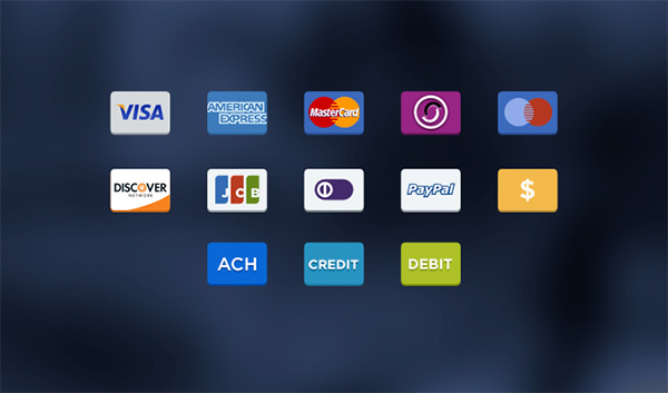 13 Colorful Credit Card Payment Icons Set ui elements ui payment icons payment icons free download free credit card cardicons buttons   
