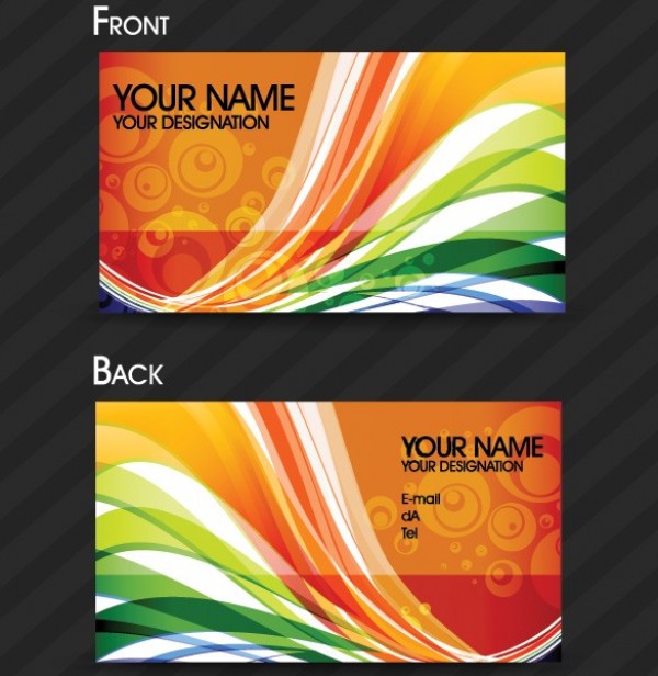 Colorful Abstract Card Vector Background web vector unique ui elements stylish quality original orange new interface illustrator high quality hi-res HD graphic front fresh free download free elements download detailed design creative colorful card business card background back abstract   